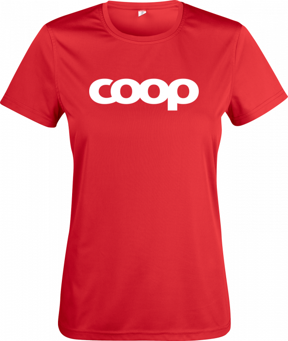 Clique - Coop Running T-Shirt Women - Rojo