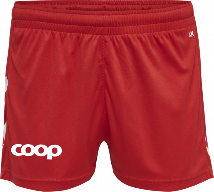 Hummel - Coop Handball Shorts Women - True Red & bianco